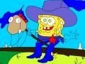 Lalao Cowboy Spongebob Coloring