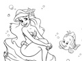 Lalao Mermaid: Coloring For Kids