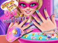 Lalao Superhero doll manicure