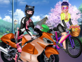 Lalao Sisters Motorcycle Vs Bike