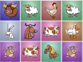 Lalao Farm animals matching puzzles