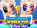 Lalao Frozen Queen World Cup Face Art