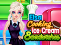 Lalao Elsa Cooking Ice Cream Sandwiches