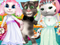 Lalao White Kittens Bride Contest