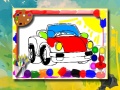 Lalao Cartoon Cars Coloring Book