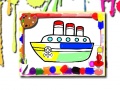 Lalao Boats Coloring Book
