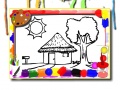 Lalao Back To School: House Coloring Book