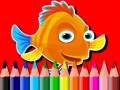 Lalao Back To School: Fish Coloring Book
