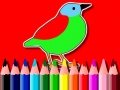 Lalao Back To School: Birds Coloring Book