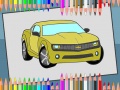 Lalao American Cars Coloring Book