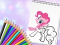 Lalao Cute Pony Coloring Book