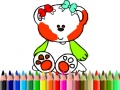 Lalao Back to School: Sweet Bear Coloring