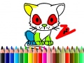 Lalao Back To School: Cat Coloring