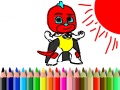 Lalao Back To School: Mask Boy Coloring