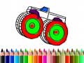 Lalao Back To School: Monster Truck Coloring