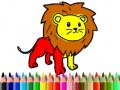 Lalao Back To School: Lion Coloring Book