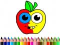 Lalao Back To School: Apple Coloring Book