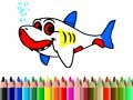 Lalao Back To School: Shark Coloring Book