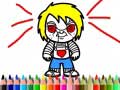 Lalao Scary Boy Coloring Book