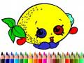 Lalao Back To School: Fruits Coloring Book