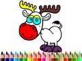 Lalao Back to School: Deer Coloring Book