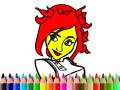 Lalao Back To School: Cute Girl Coloring