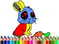 Lalao Back To School: Rabbit Coloring Book