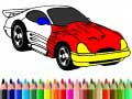 Lalao Back To School: Muscle Car Coloring