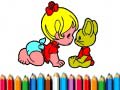 Lalao Back To School: Aby Girl Coloring