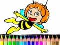 Lalao Back To School Maja the Bee Coloring Book