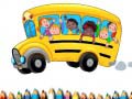 Lalao School Bus Coloring Book