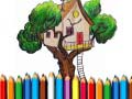 Lalao Tree House Coloring Book