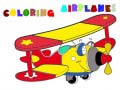 Lalao Coloring Book Airplane