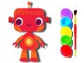 Lalao Back to School: Robot Coloring Book