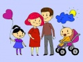 Lalao Happy Family Coloring Book