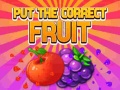 Lalao Put The Correct Fruit