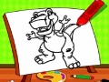 Lalao Easy Kids Coloring Dinosaur