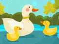 Lalao Mother Duck and Ducklings Jigsaw