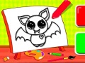 Lalao Easy Kids Coloring Bat