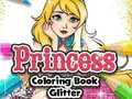 Lalao Princess Coloring Book Glitter