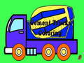 Lalao Cement Trucks Coloring
