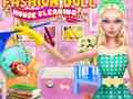 Lalao Fashion Doll House Cleaning