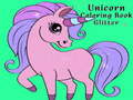 Lalao Unicorn Coloring Book Glitter