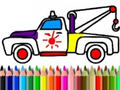 Lalao Back To School: Truck Coloring Book