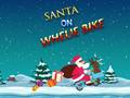 Lalao Santa On Wheelie Bike