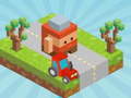 Lalao Jumps Blocks Road