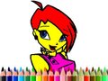 Lalao Back To School Winks Coloring Book