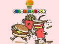 Lalao Fast Food Coloring Book