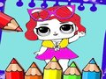 Lalao Coloring Dolls Book
