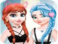 Lalao Elsa and Anna Dress Up Makeup 